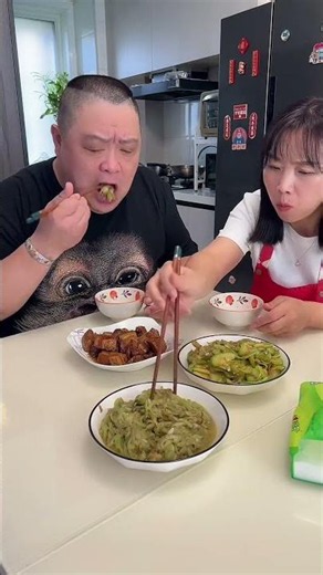 Guess why my husband doesn't eat braised pork? #funny #cute #food