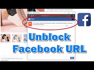 How to Unblock Website URL blocked By Facebook 2023 ✅ Working