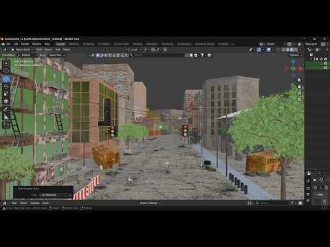 How To Texture An Abandoned Environment From Scratch In Blender
