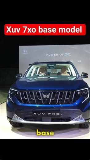 Xuv 7xo Base Model Crazy Features 😱 #automobile #shortsfeed
