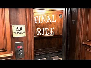Final ride on the side Elevator at the Hotel Roanoke