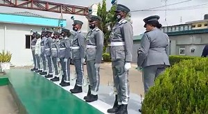 Nigeria Customs Service Basic Course I Cadets, Welcomes ACG Modupe Aremu With Colourful Guard of Honor at Customs Training College Ikeja | Nigeria Customs Service