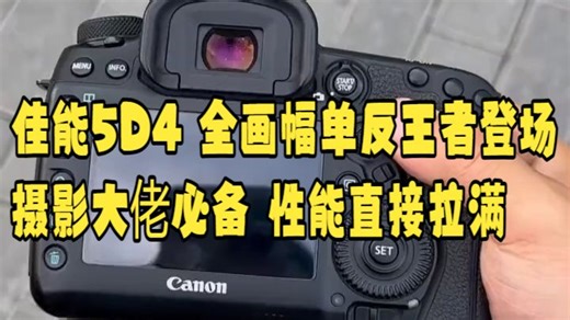 专业摄影小白别怕！5D Mark IV全画幅单反保姆级上手指南