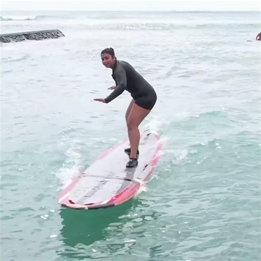 First Time Surfing In Hawaii!