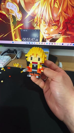 ⚡ Zenitsu Agatsuma Demon Slayer Block Build Lego ⚡