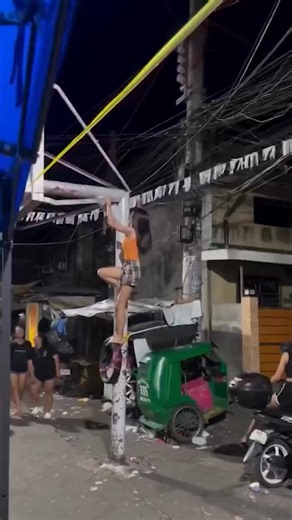 Crowd cheers, twerk begins — then BOOM. A basketball hoop collapses mid-dance in the Philippines, and it’s all caught on video. 🫣 | TMZ