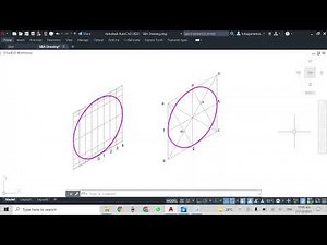 How To: Construct an Isometric Circle Using the Ordinate Method #autocad