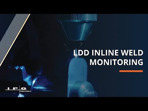 LDD Inline Weld Monitoring for Industrial Laser Welding
