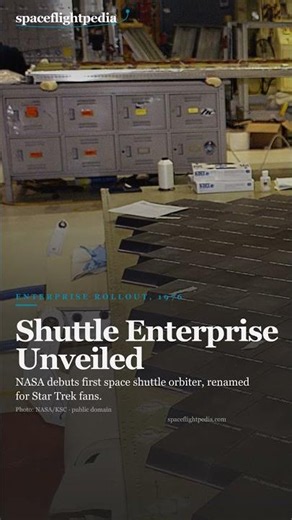 NASA Unveils Enterprise, the First Space Shuttle