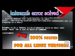 initramfs error in ubuntu | how to fix initramfs error -SAMSUNG,A3,A5,A6,A7,J2,J5,J7,S5,S6 #lnxhunt