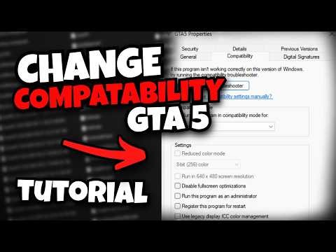 How To Change GTA 5 Compatibility (Resolves 99% of Issues)