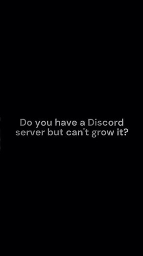 Grow your discord server! #discord