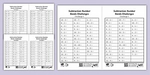 Ultimate Subtraction within 20 Worksheets