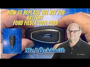 How to replace the Key Fob Battery Ford Fiesta 2011–2019 | Mr. Locksmith™
