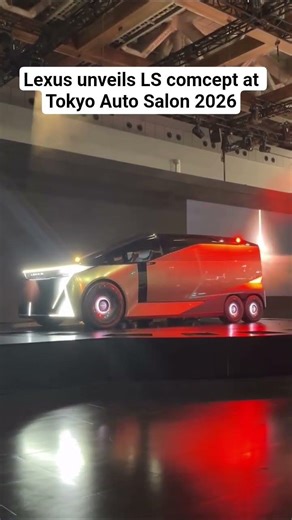 Lexus unveils LS comcept at Tokyo Auto Salon 2026