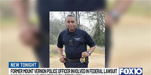 Former Mount Vernon Police officer involved in federal lawsuit