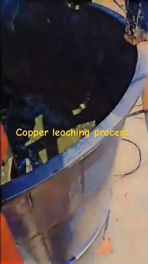 Copper leaching process