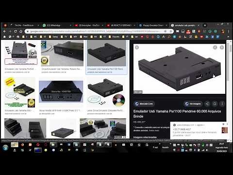 Como Formatar Pendriver para Emulador USB e Como usar programa FLOPPY MANAGER | Yamaha PSR, Korg