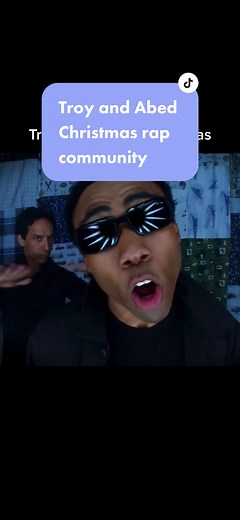 Troy and Abed Christmas Rap in Community