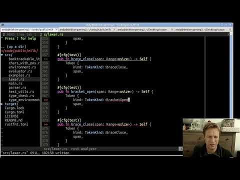 Mini-rust in Rust 049: Lexing an empty function
