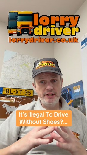 So is it illegal to drive without shoes? | lorrydriver.co.uk