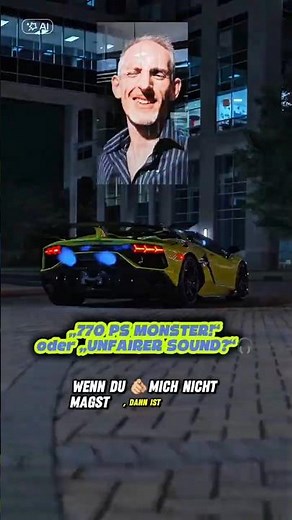 770 PS MONSTER: Ist dieser Sound UNFAIR? 😱 | Lamborghini Aventador SVJ #supercars #edit