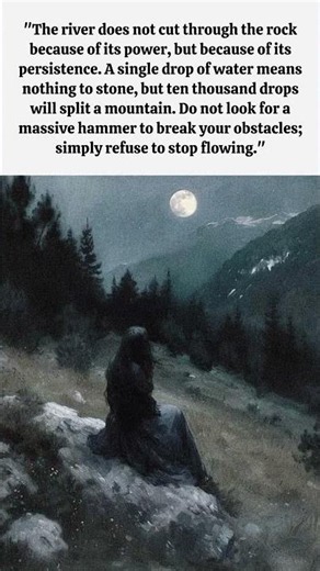 ⁠112/365 Daily Quote | The Persistence of Water⁠