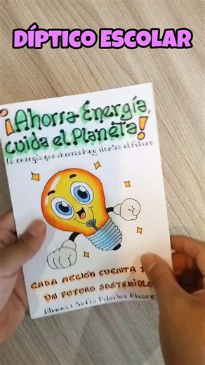 Díptico Escolar #arteenelcole #díptico