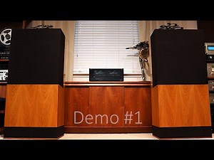 Snell Type A III Speakers, Onkyo M5099 Amplifier, Vintage Stereo Demo - "Comfortably Numb"