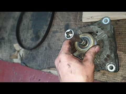 How to remove an alternator pulley