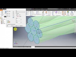 Inventor 2018 - Tutorial 18: Modelling a Wire Rope