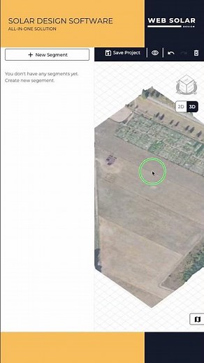 Design ground-mount PV from 3D Google maps #solardesign #solar #solarenergy #renewableenergy