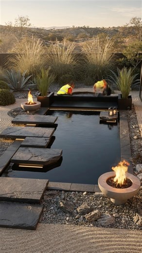 Bare Yard ➝ Black Pool Oasis (Surreal Timelapse)