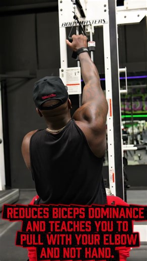 SINGLE ARM LAT PULLDOWNS! #powerlifting #gymworkout #strengthtraining #fitnesstips #gymtips #fitspo