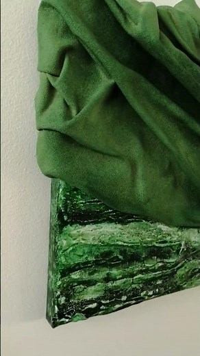 Strata of Moss and Mind - Mixed Media Painting #art #contemporaryart #painting