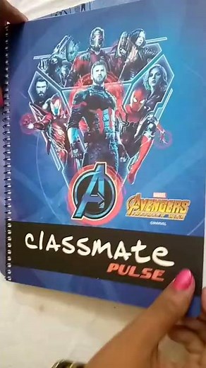 Classmate Pulse Book-size Notebook Unruled 180 Pages (Pack of 1)