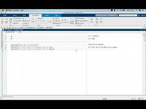 05 18 Función fprintf en MATLAB