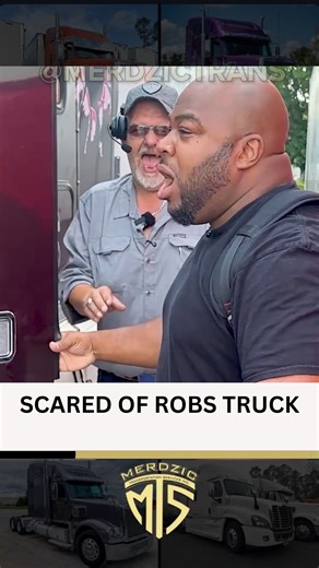 Merdzic Transportation Services on Instagram: "SCARY LARRY ran out of Rob's truck when he seen what was inside... 👀😭"