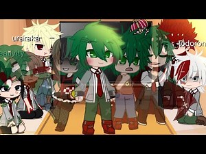 { mha reacts to deku a.u.||Bad Apple|| warning, blood||