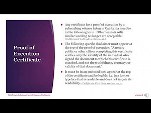 California Notary Public Course Chapter 2 Part B Section 4
