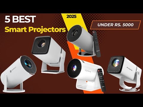 5 Best Smart Projectors in India 2025 | Projectors Under Rs. 5000 | Top Projectors for Home, Office
