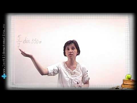 Video – Calcularea unei fracții dintr-un întreg/Clasa 4