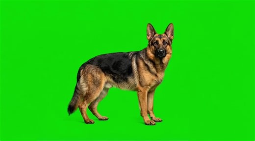 Realistic German Shepherd Green Screen Animation #GermanShepherd #DogGreenScreen #GreenScreenDog #RealisticDog #doganimation