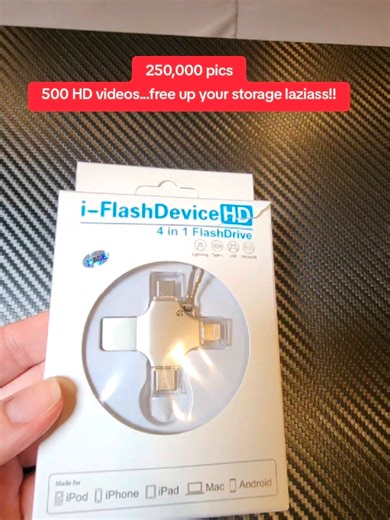 250,000 pics and 500 HD videos...free up your storage. do not be lazy like I am. @i-FlashDevice HD #iflashdrive #freeupstoragespabe #tiktokshopcreatorpicks #tiktokshopstockup