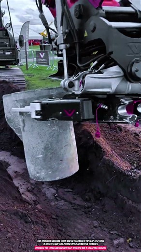 Hydraulic Pipe Laying Machine with 360° Rotation and 2 Ton Lifting Capacity