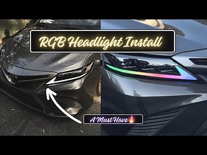 Camry RGB Headlight Installation ( Over 30 Different Features, Step By Step Instructions!)
