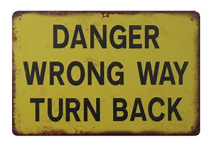 What Color Is a Wrong Way Sign? - What Box Game