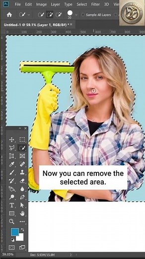 How to use a quick selection tool in photoshop #graphicdesign objectselectiontool