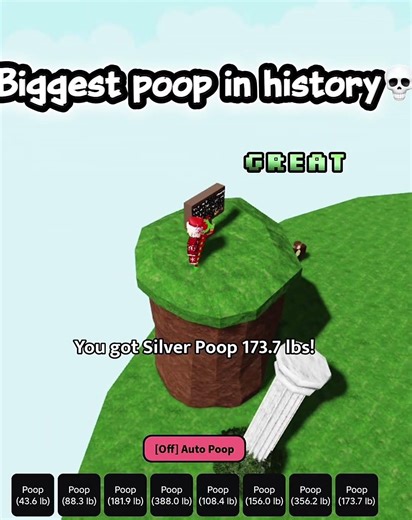 Biggest poop in history💀