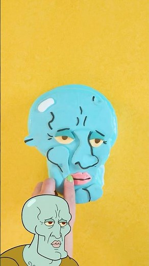 make Handsome Squidward... with SLIME